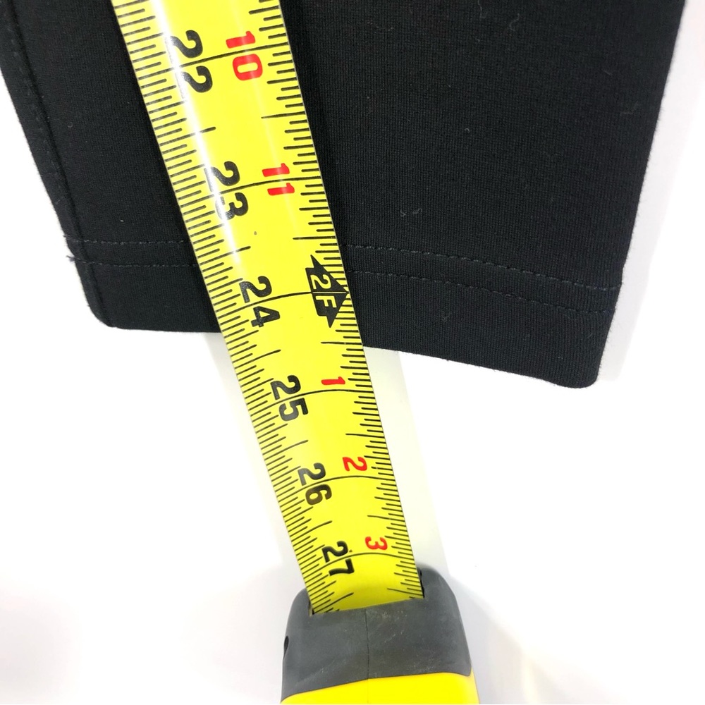Betabrand Dress pant Yoga Pants Slim Leg Black Stretch Pull On Medium Petite - Picture 8 of 9